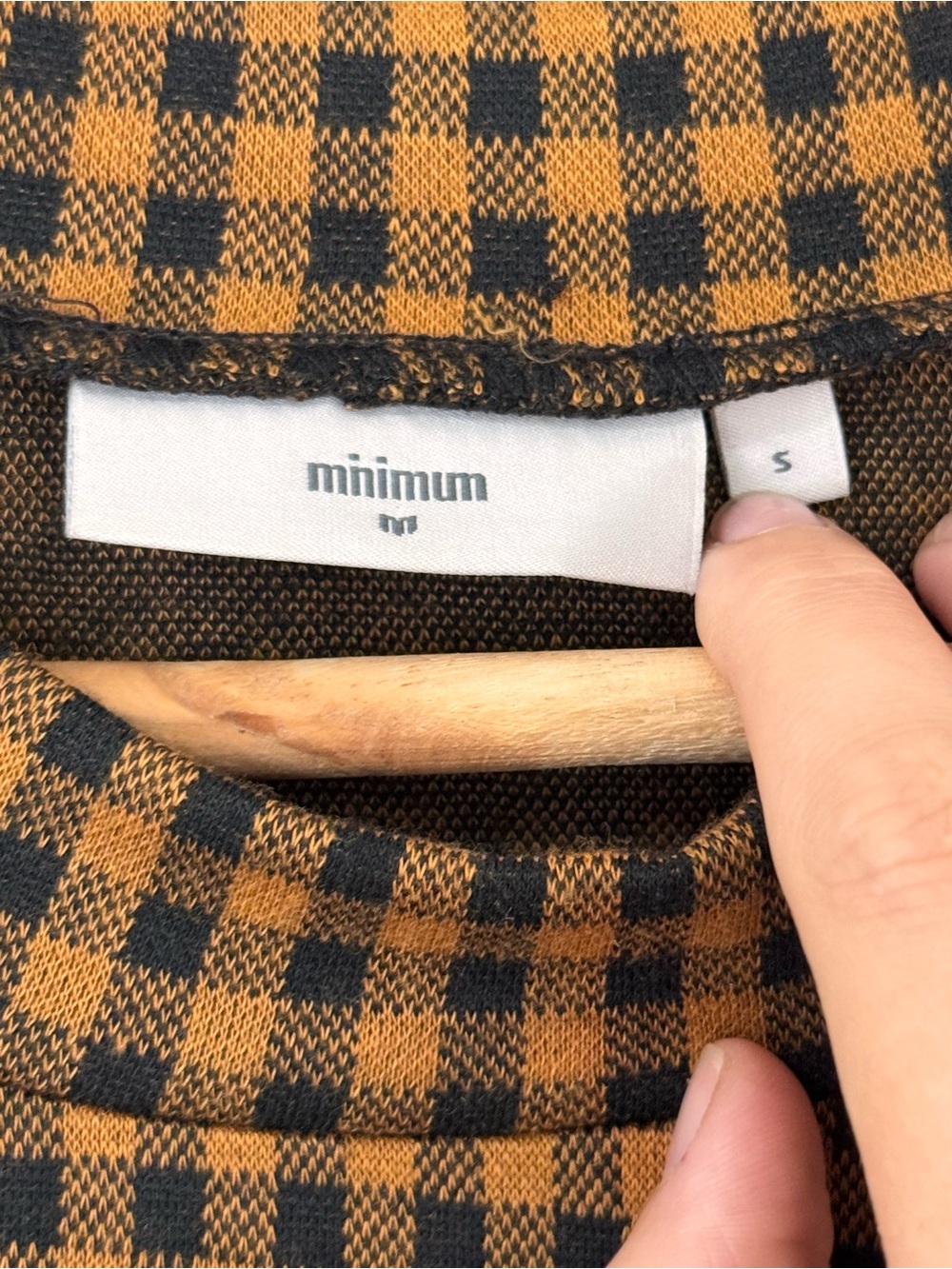 Minimum Gingham Midi Dress – Size S - Picture 4 of 9